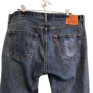 Levi's 501 Blues Denim Button Fly Jeans 36 x 36